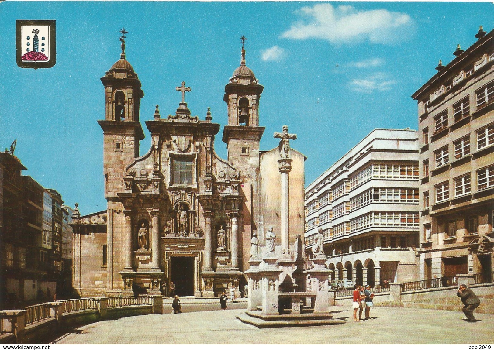 PN1024 - POSTAL - LA CORUÑA - IGLESIA DE SAN JORGE - La Coruña