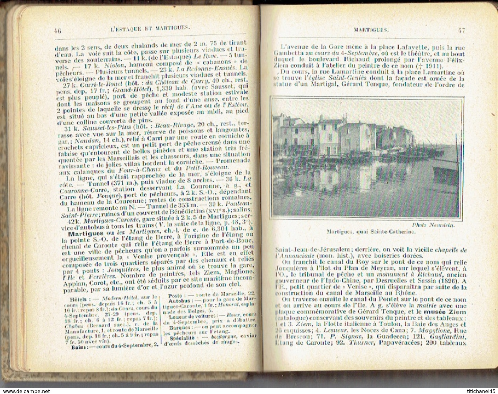 LA COTE D'AZUR ILLUSTREE DE MARSEILLE A SAN REMO - 1923 LES GUIDES ILLUSTRES HACHETTE