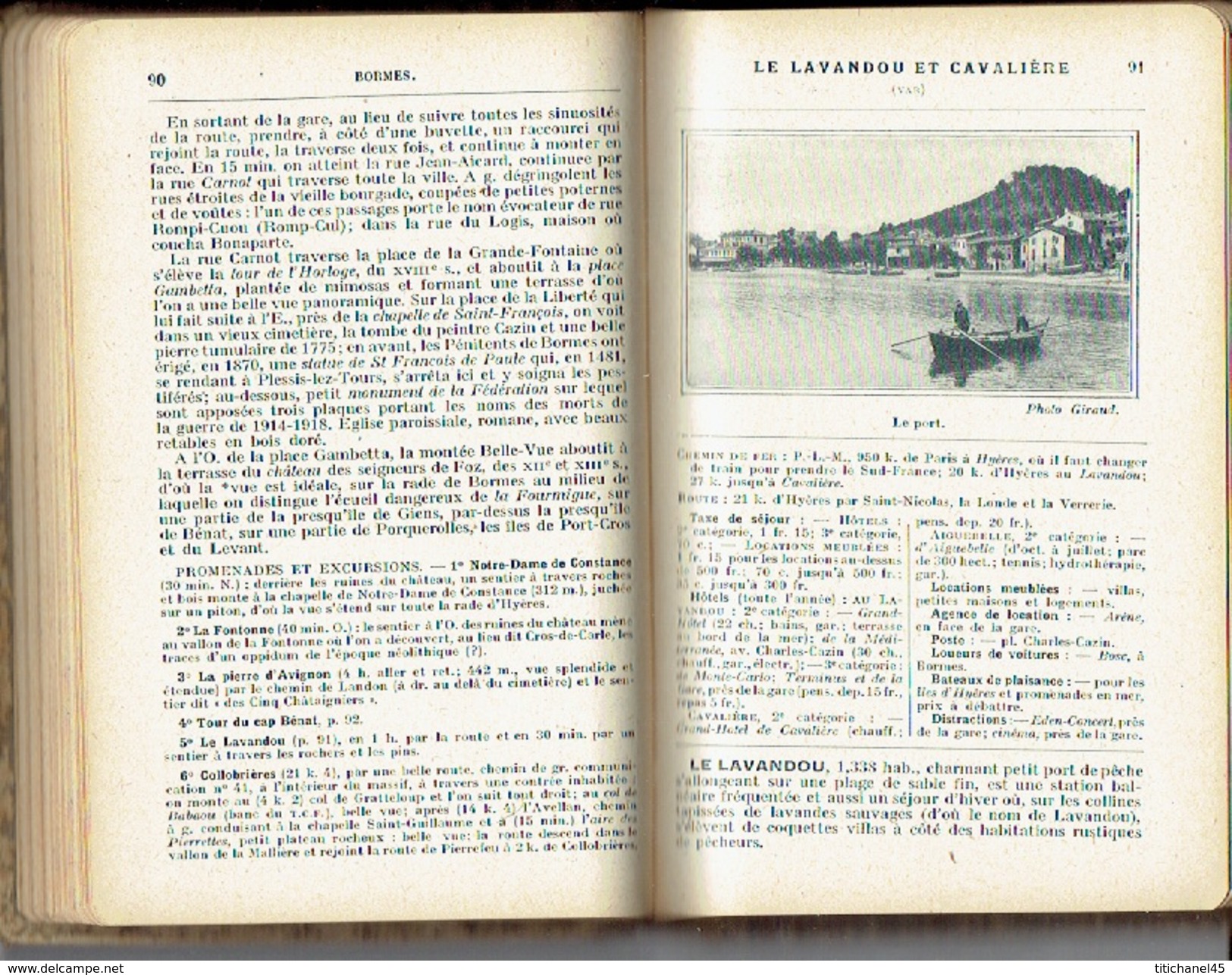 LA COTE D'AZUR ILLUSTREE DE MARSEILLE A SAN REMO - 1923 LES GUIDES ILLUSTRES HACHETTE