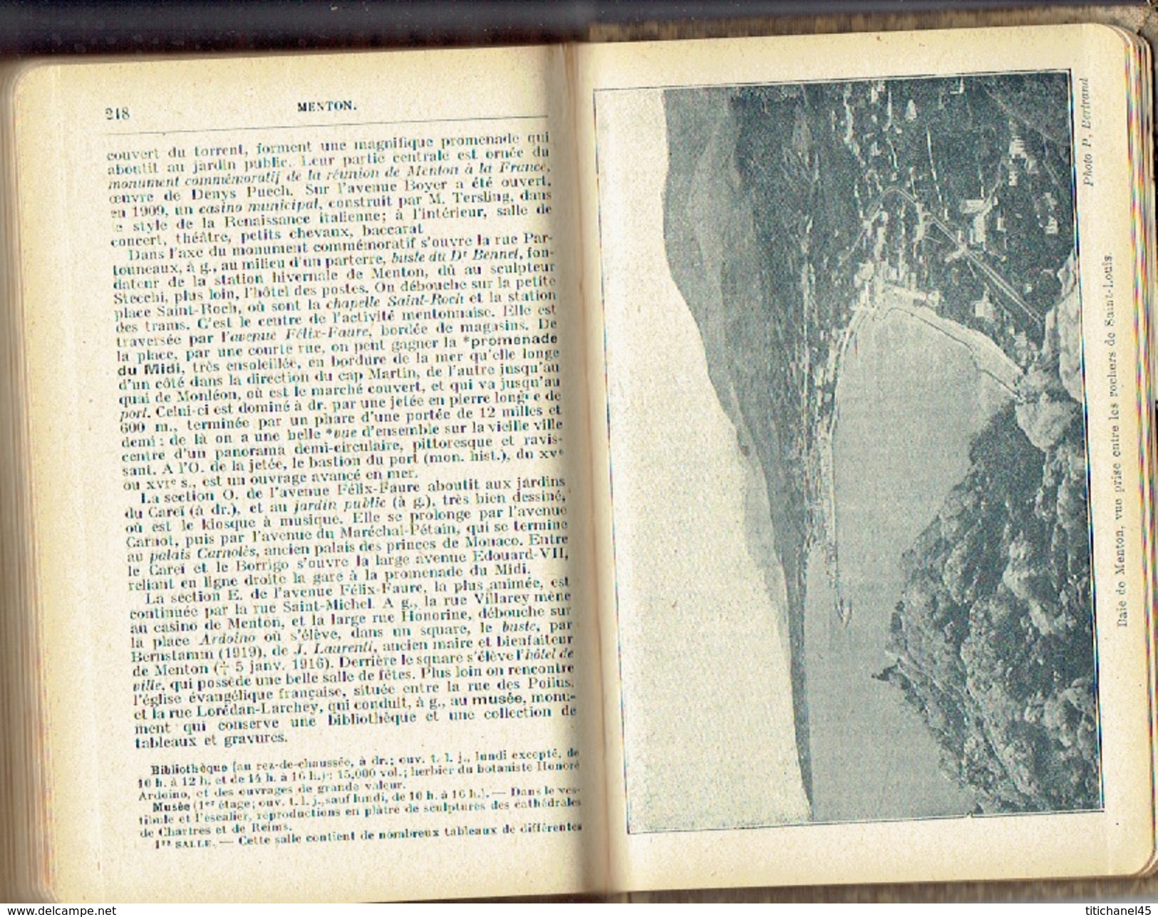 LA COTE D'AZUR ILLUSTREE DE MARSEILLE A SAN REMO - 1923 LES GUIDES ILLUSTRES HACHETTE