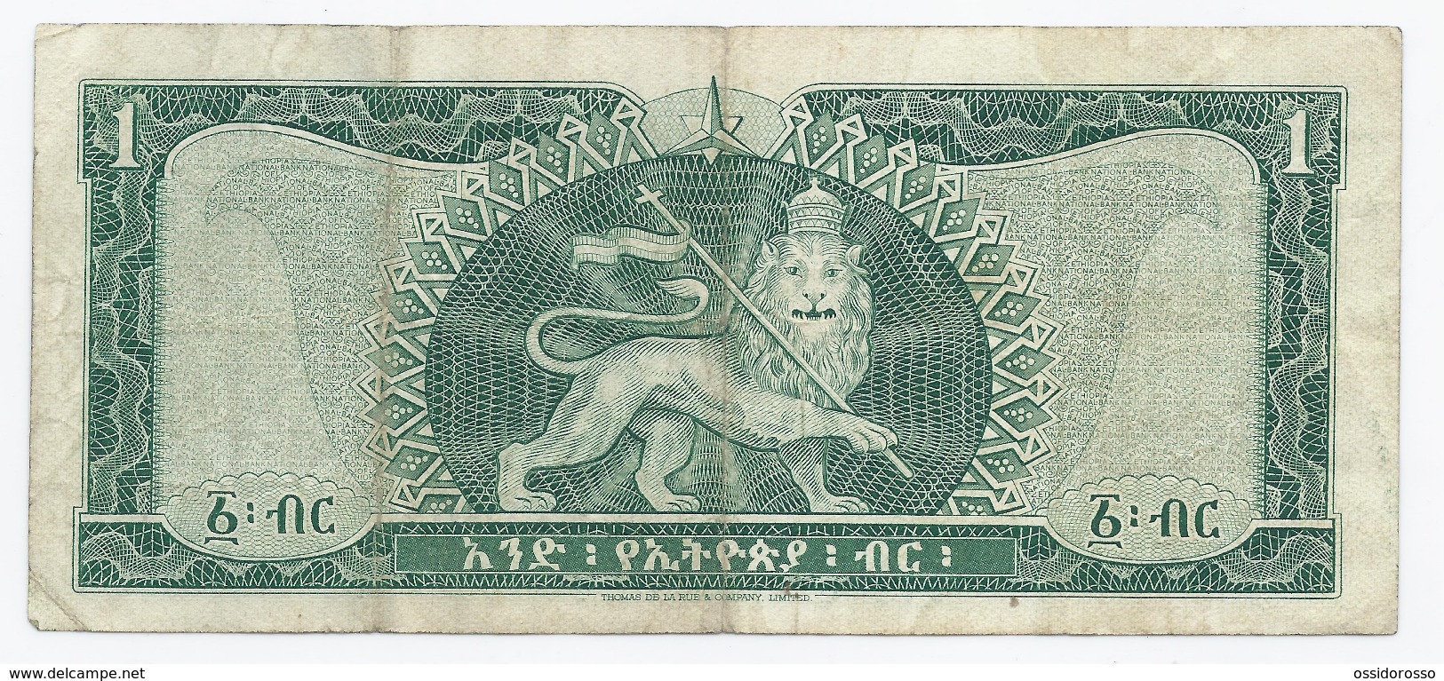 Ethiopia - One Dollar --1966 - Etiopia