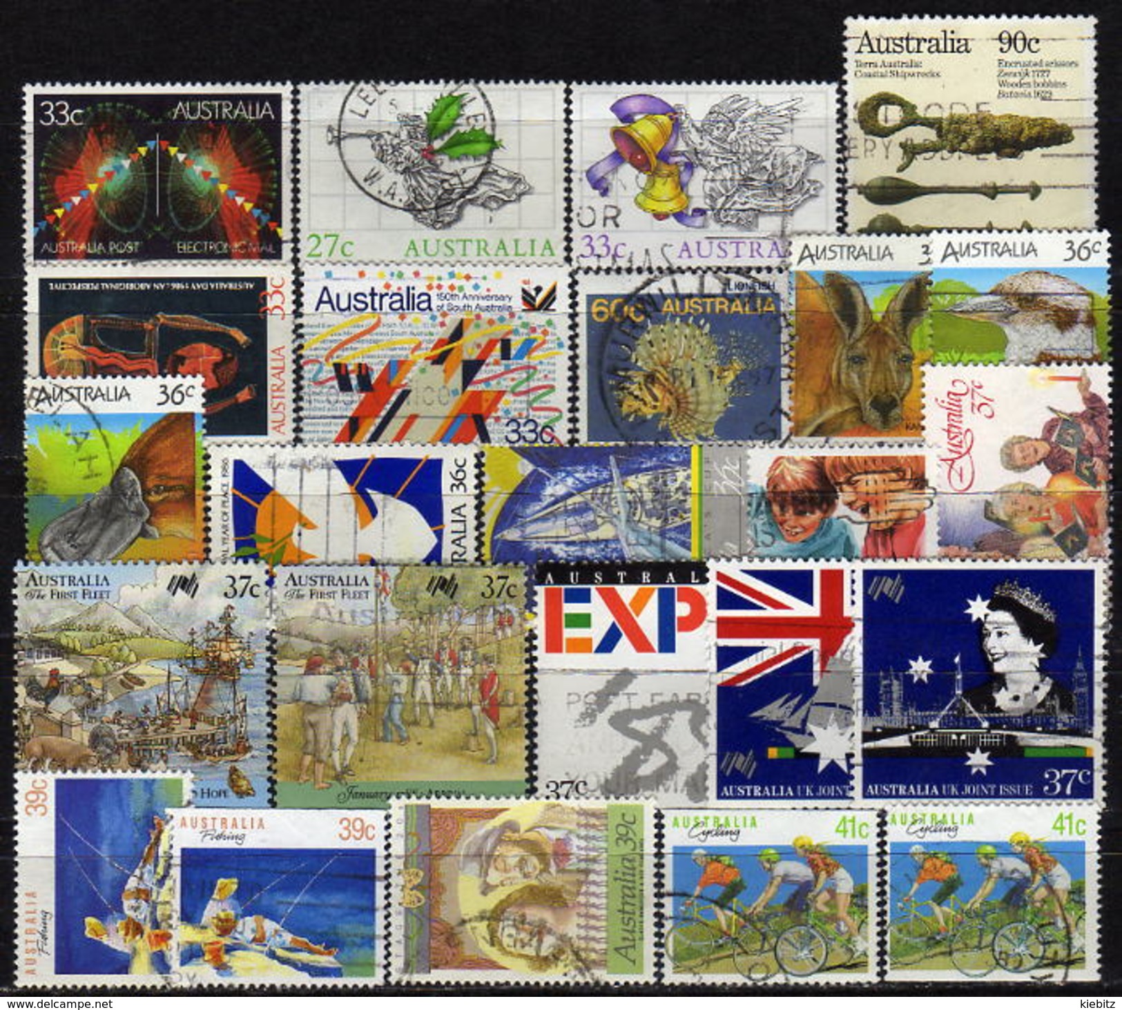 AUSTRALIEN 1985-1989 - Lot 24 Verschiedene Used - Gebraucht