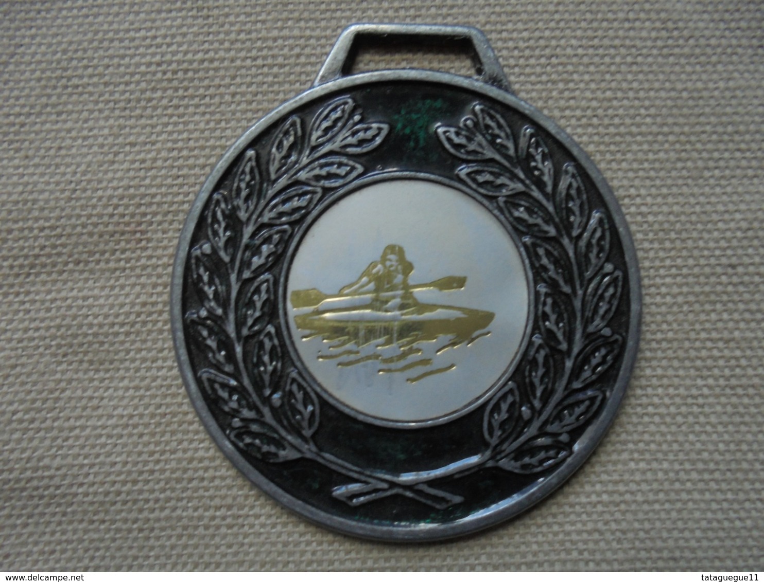 Ancien - Médaille Sportive Aviron Années 80 - Rowing