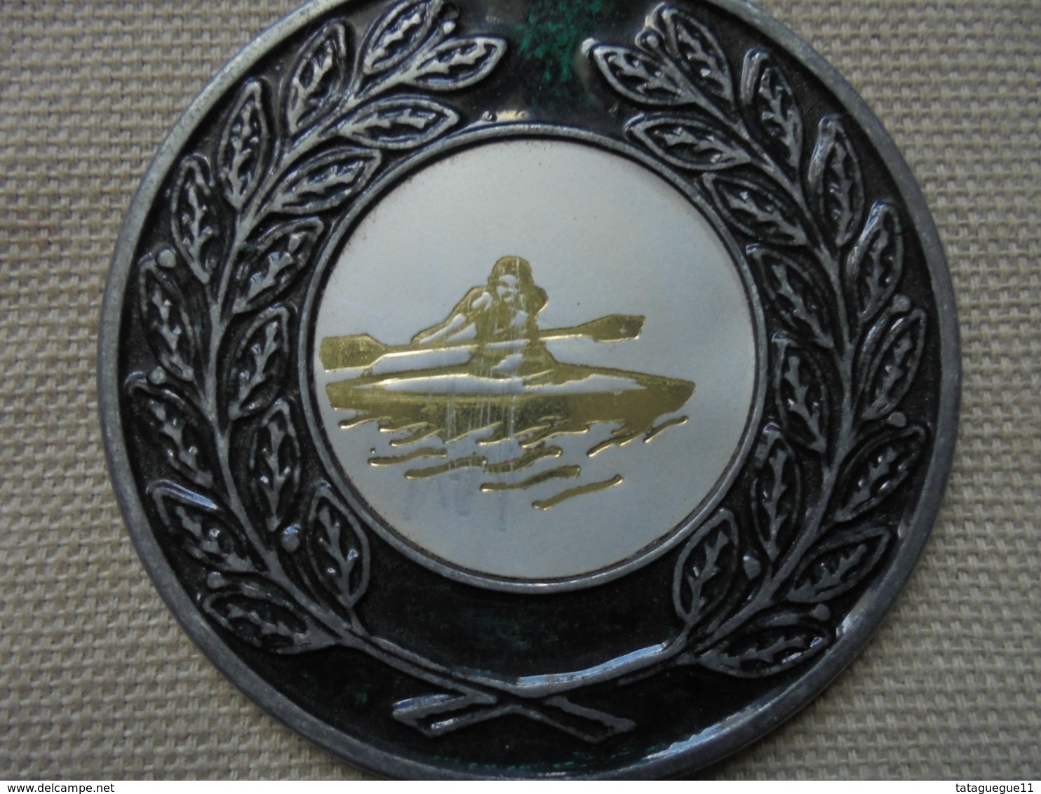 Ancien - Médaille Sportive Aviron Années 80 - Rowing