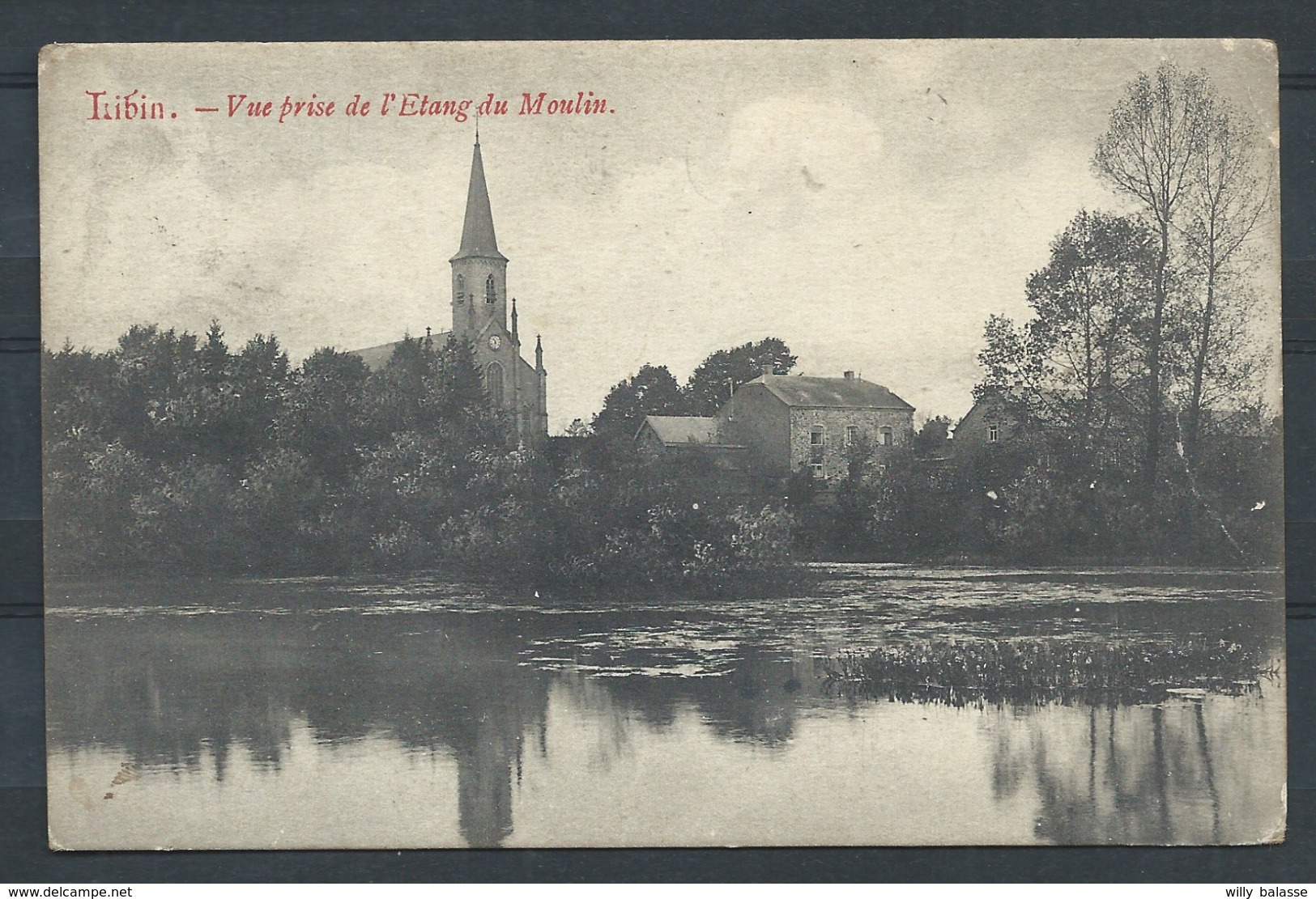 +++ CPA - LIBIN - Vue Prise De L'Etang Du Moulin   // - Libin