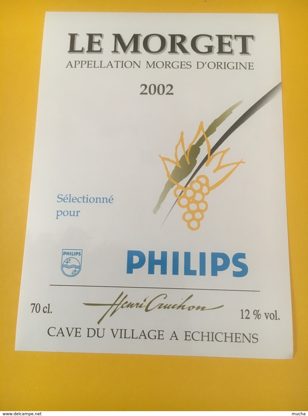 2760 -  Suisse Vaud Le Morget 2002 Selectionné Pour Philips - Autres & Non Classés