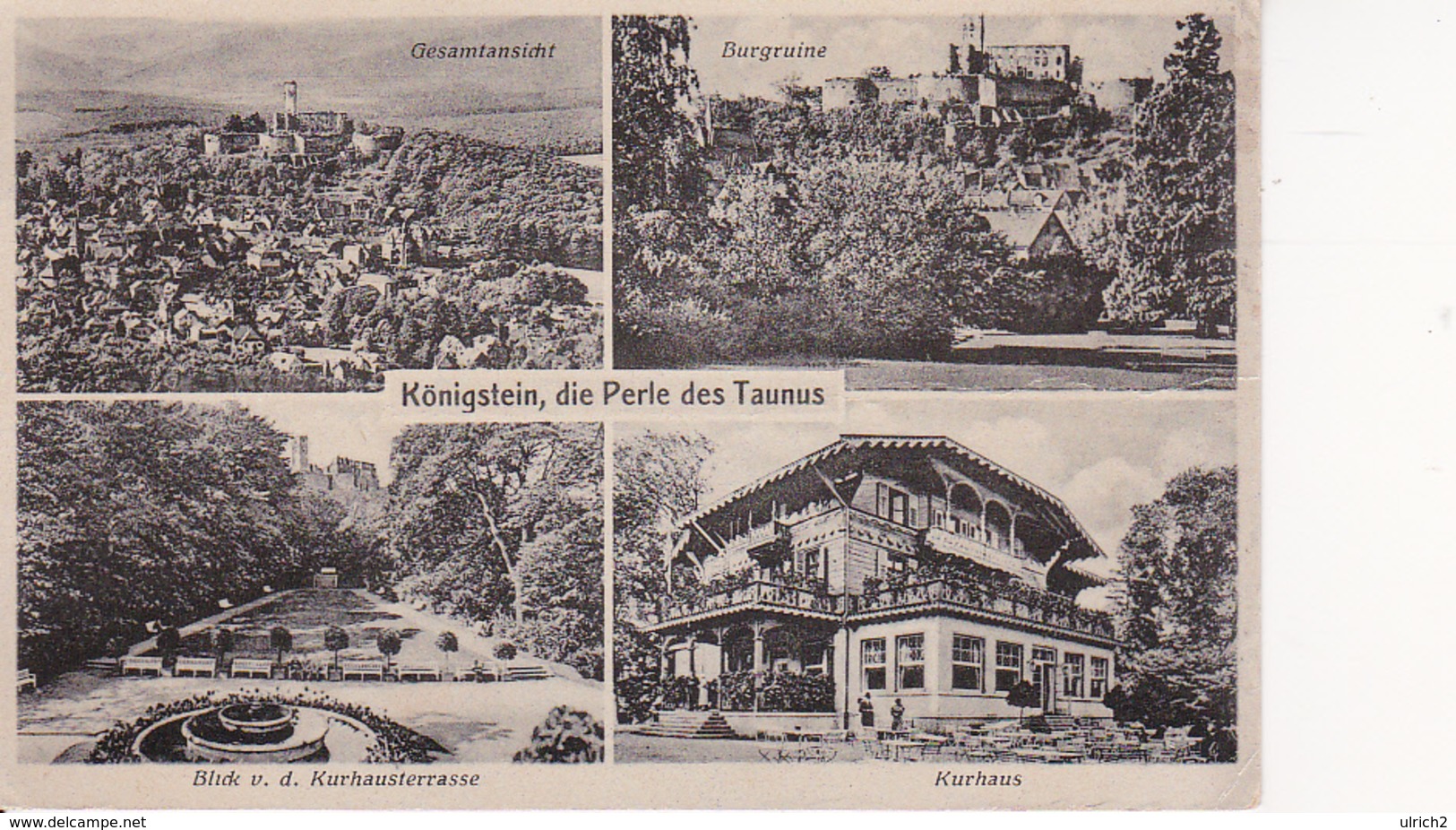 AK Königstein, Die Perle Des Taunus - Mehrbildkarte (26043) - Koenigstein