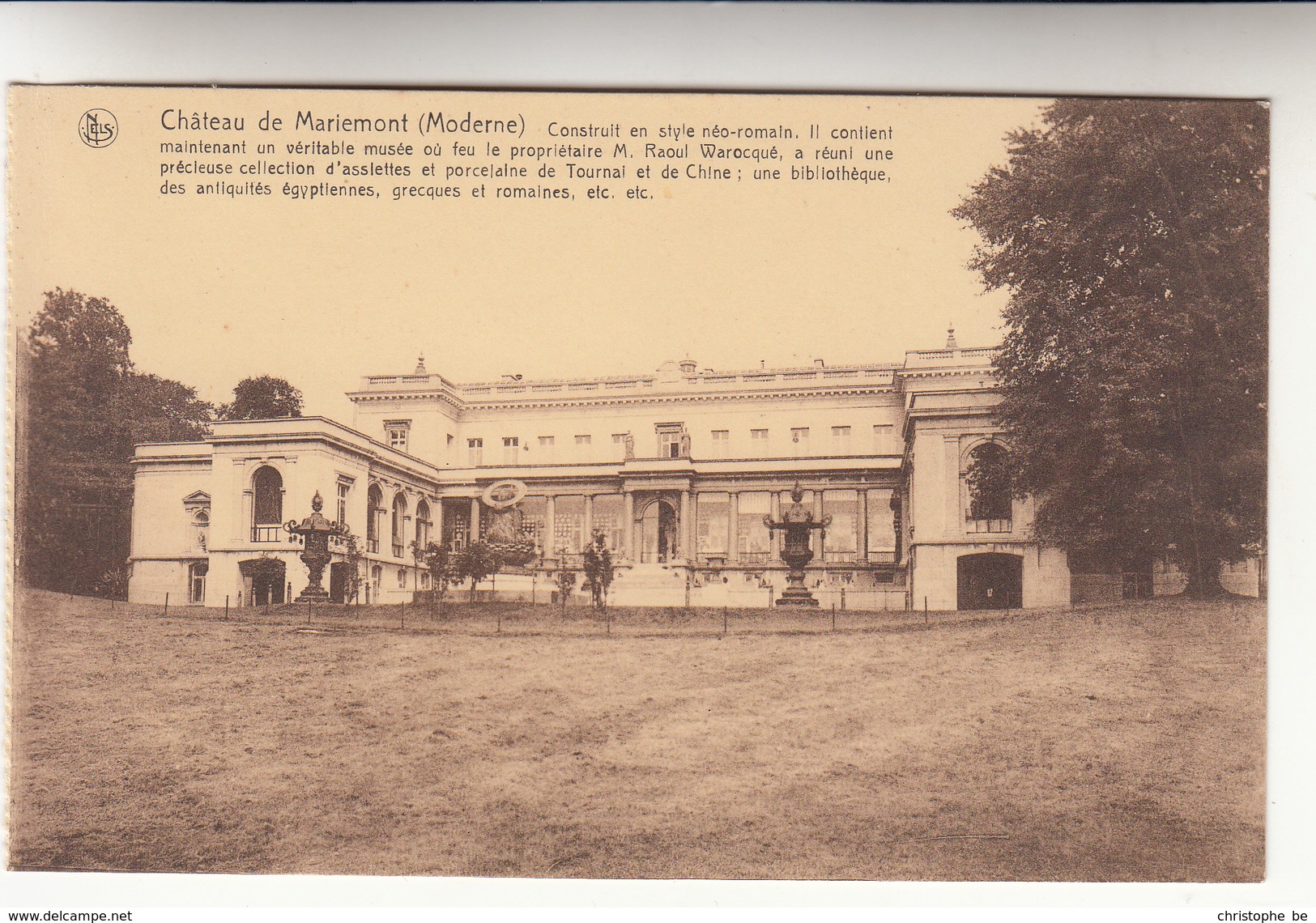 Royaume De Belgique, Château De Mariemont (pk31565) - Morlanwelz