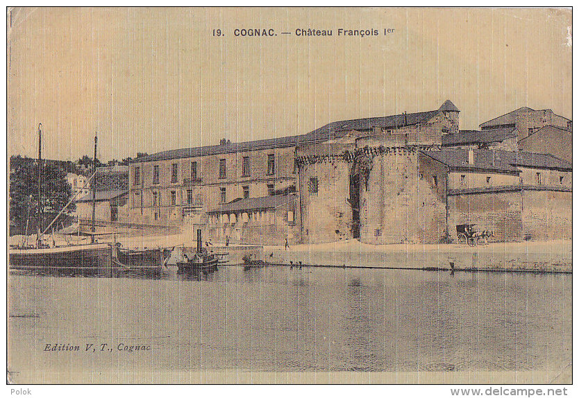 Bf - Cpa Toilée COGNAC - Château François Ier - Cognac