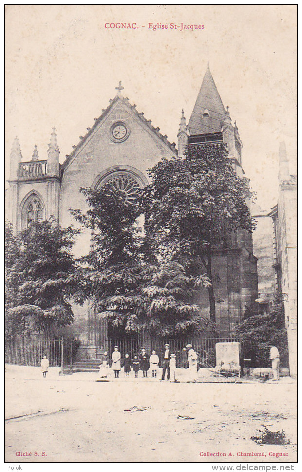 Bf - Cpa COGNAC - Eglise St Jacques - Cognac