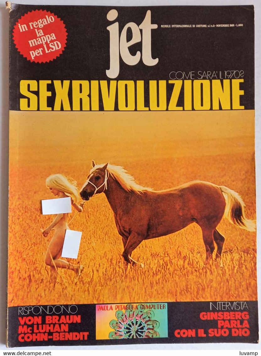 JET -MENSILE D COSTUME -  N. 8  DEL NOVEMBRE 1969 ( CARTEL 24) - Prime Edizioni