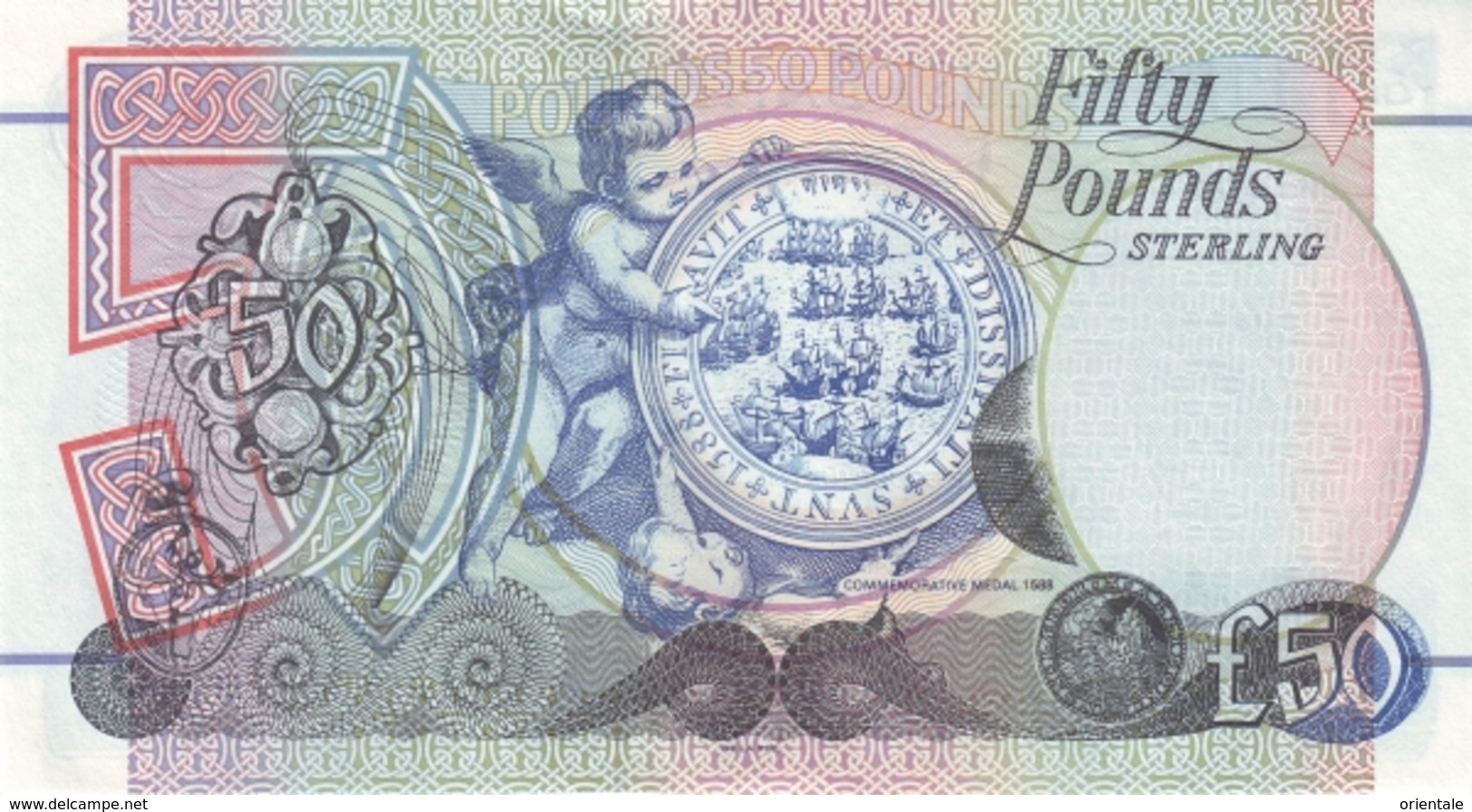 NORTHERN IRELAND P. 138a 50 P 1998 UNC - 10 Pounds