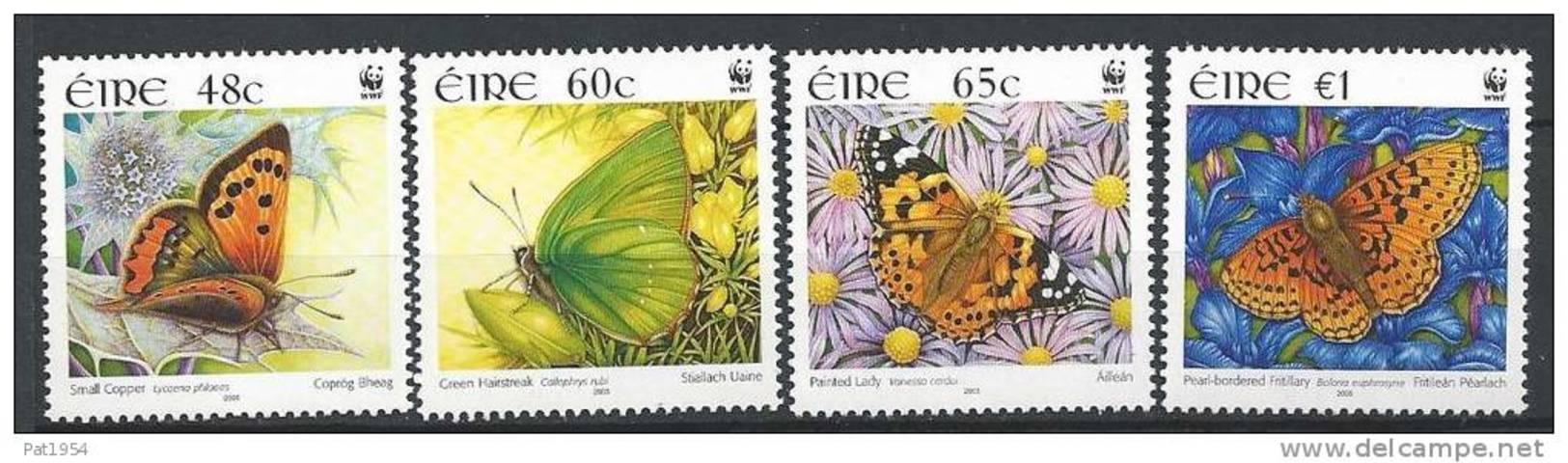 Irlande 2005 N°1656/1659 Neufs ** Papillons - Neufs