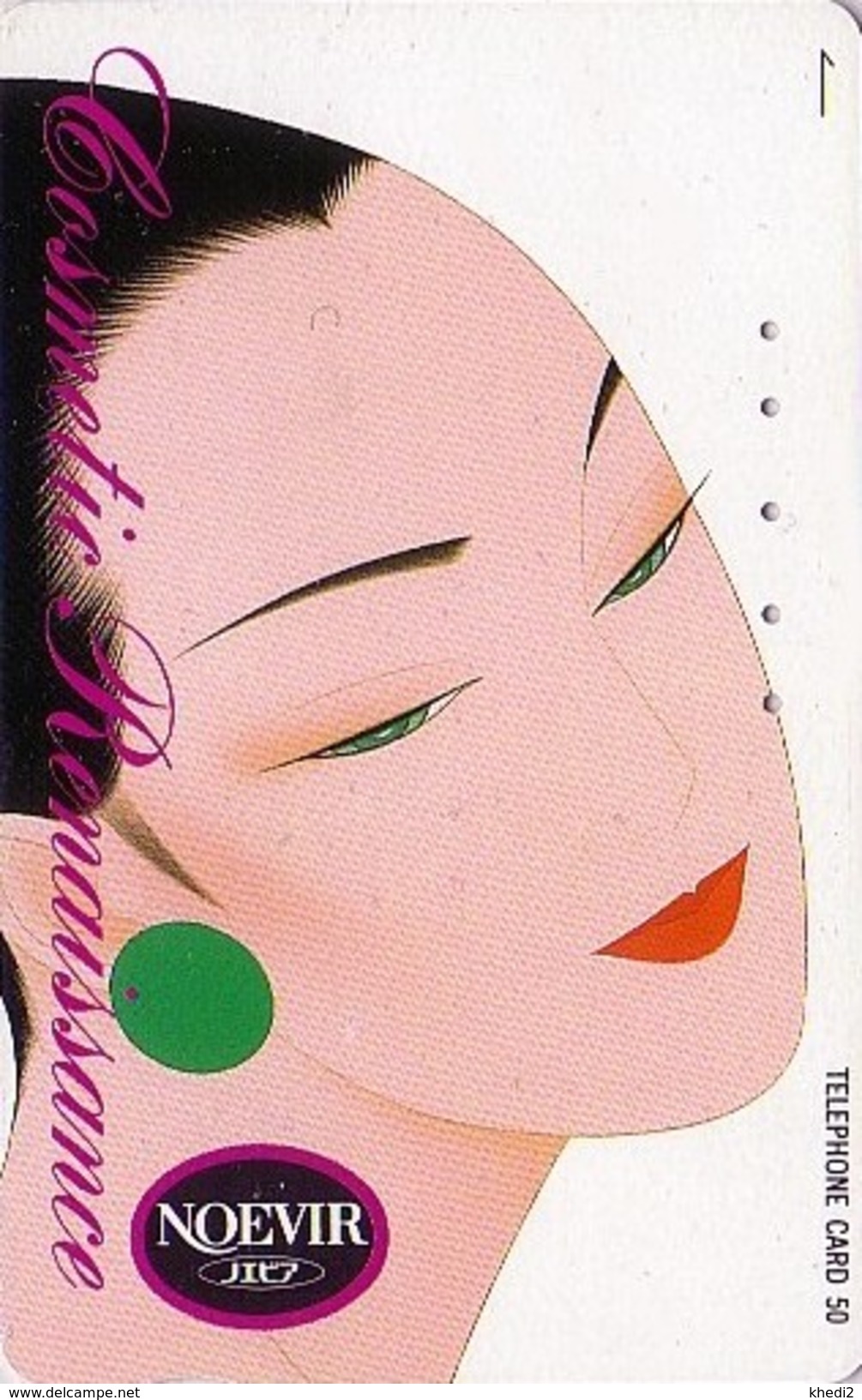 TC JAPON / 110-106815 - Série Cosmétiques NOEVIR / FEMME GIRL - JAPAN Cosmetics Free Phonecard Parfum Perfume - 213 - Japan