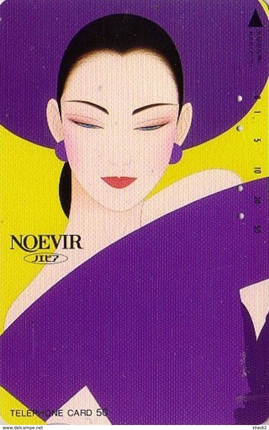 TC JAPON / 110-51567 - Série Cosmétiques NOEVIR / FEMME GIRL - JAPAN Cosmetics Free Phonecard Parfum Perfume - 224 - Japon