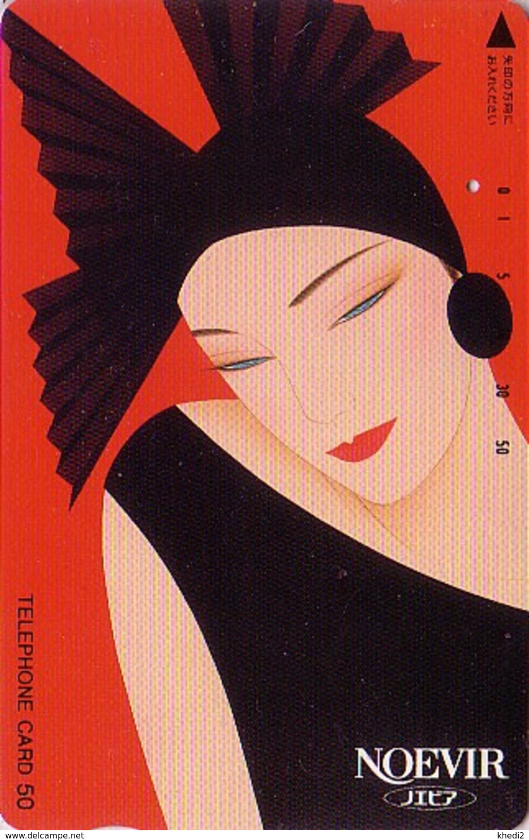 TC JAPON / 110-28535 - Série Cosmétiques NOEVIR / FEMME GIRL - JAPAN Cosmetics Free Phonecard Parfum Perfume - 237 - Japan