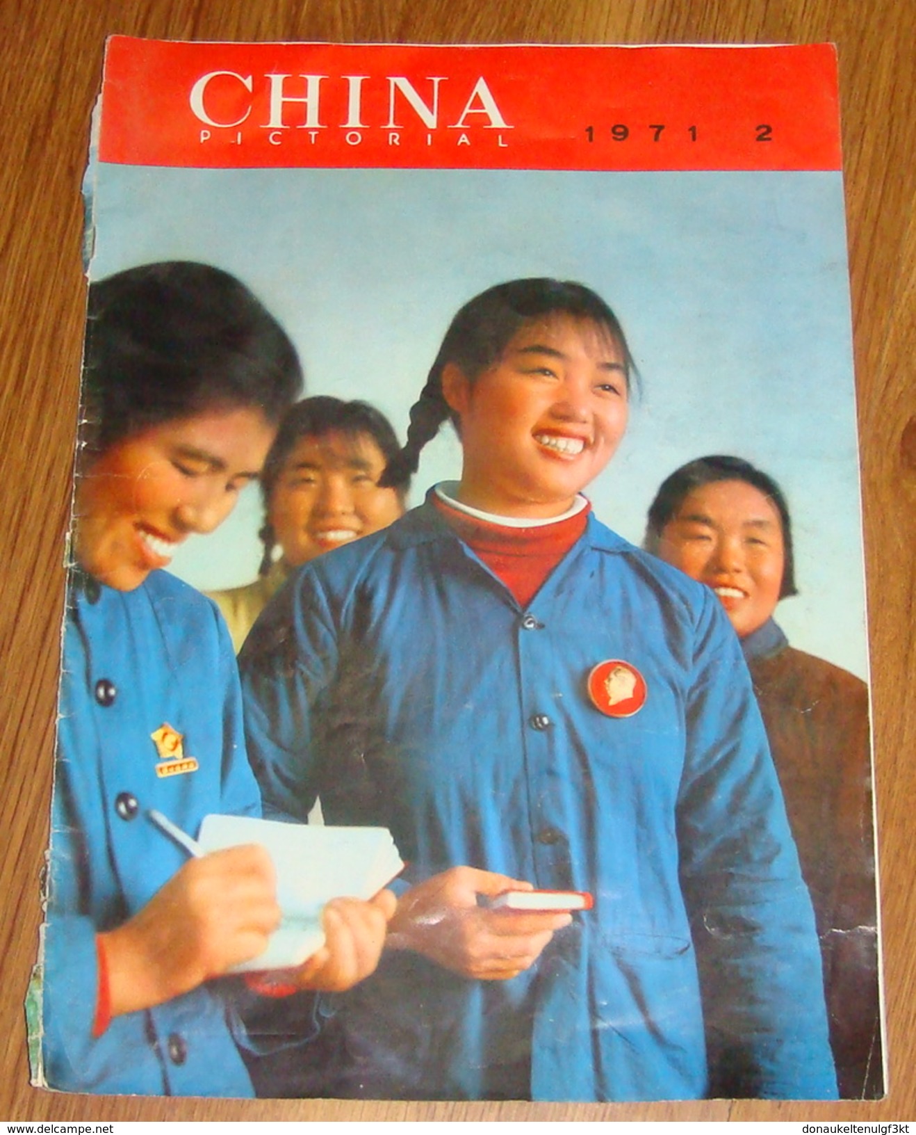 CHINA PICTORIAL MAGAZINE1971/2 MAO TSETUNG,RELATIONSHIP WITH ALBANIA 37 X 26 Cm. ALL PAGES. PLEASE SEE PHOTOS. - Management