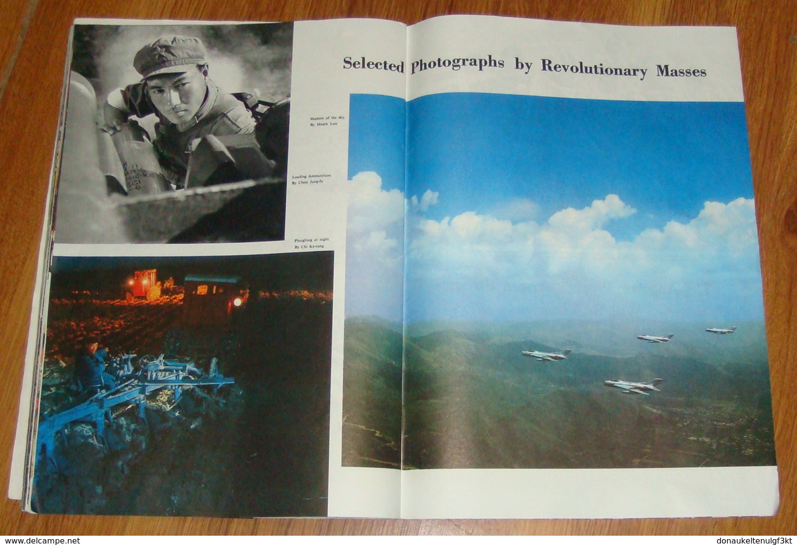 CHINA PICTORIAL MAGAZINE1971/2 MAO TSETUNG,RELATIONSHIP WITH ALBANIA 37 X 26 cm. ALL PAGES. PLEASE SEE PHOTOS.