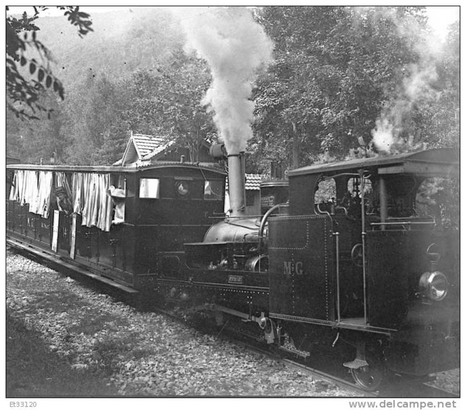 Suisse Train De Montagne  Avec GM Sur La Loco . Monte Generoso - Other & Unclassified