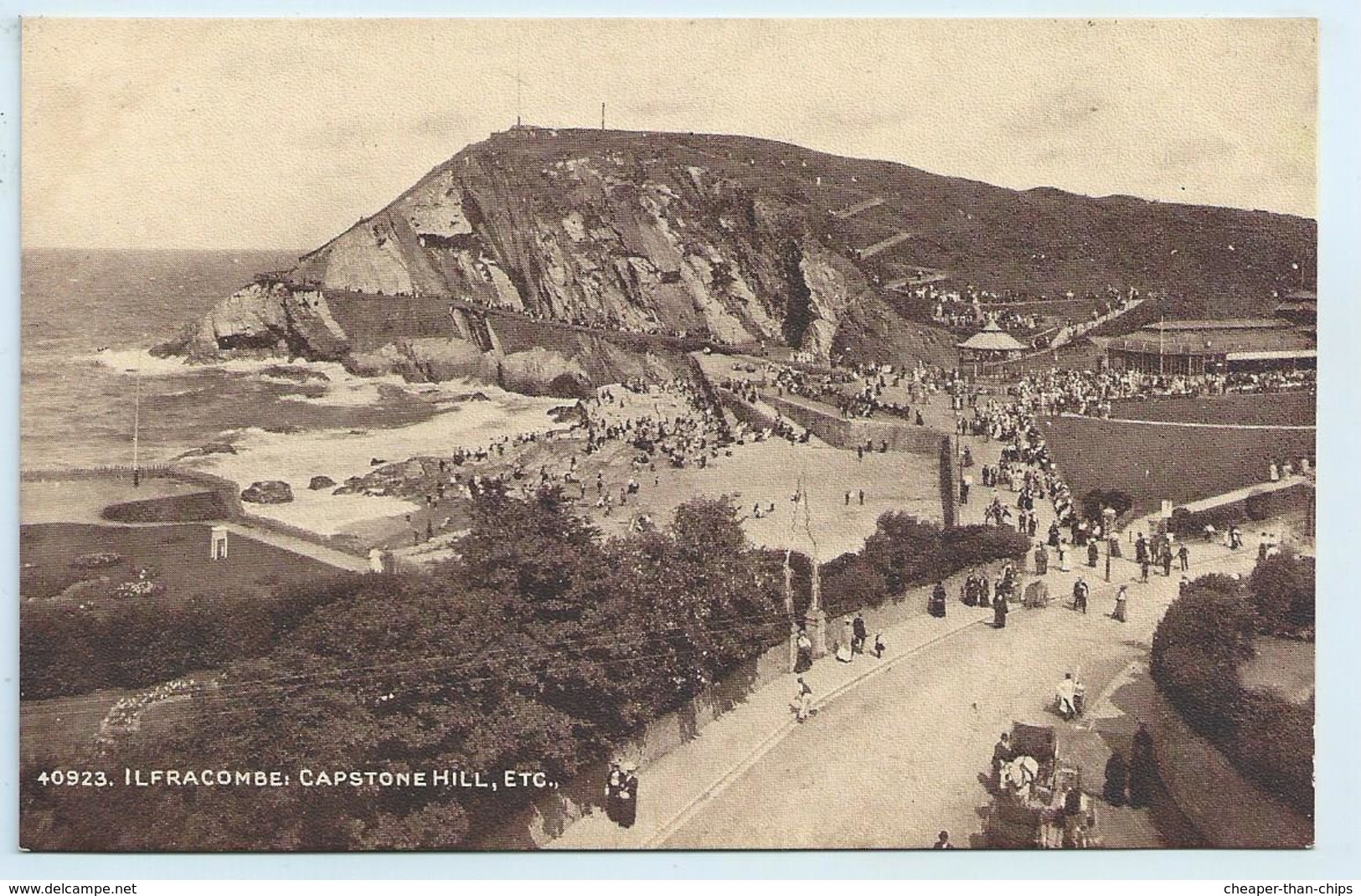 Ilracombe - Capstone Hill, Etc. - Photochrom Sepiatone - Ilfracombe