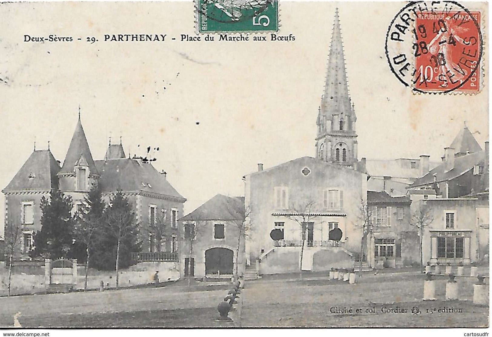 79 PARTHENAY PLACE DU MARCHE AUX BOEUFS - Parthenay