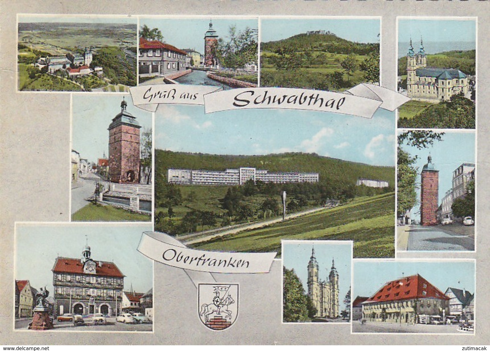 Bad Segeberg Map Postcard 50s - Lichtenfels