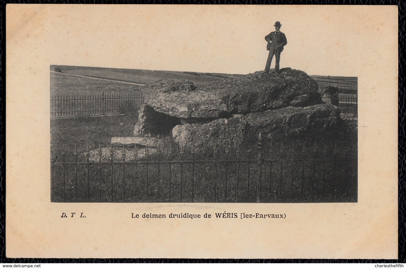 WERIS LEZ BARVAUX ( Durbuy ) - LE DOLMEN DRUIDIQUE - Animée Et Assez Rare - Durbuy