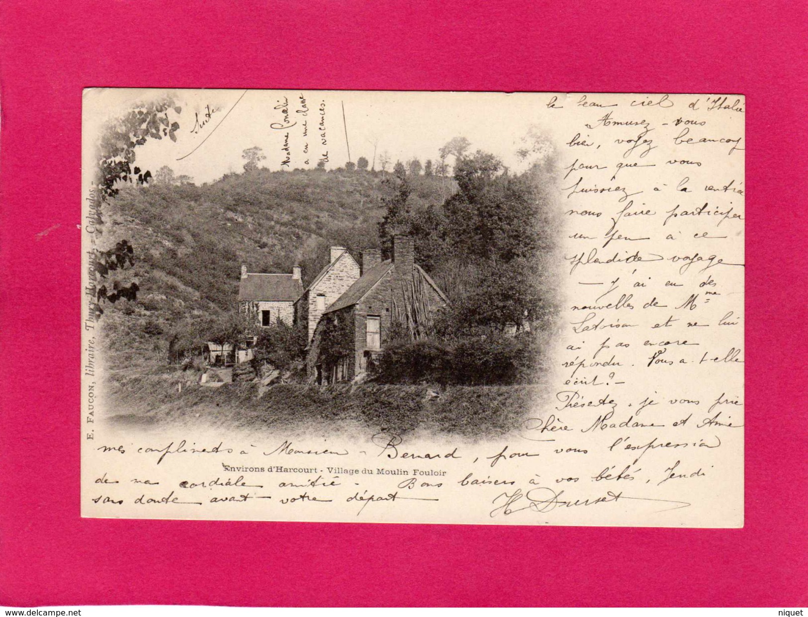 27 EURE, Environs D'Harcourt, Village Du MOULIN-FOULOIR, Précurseur, (E. Faucon) - Harcourt