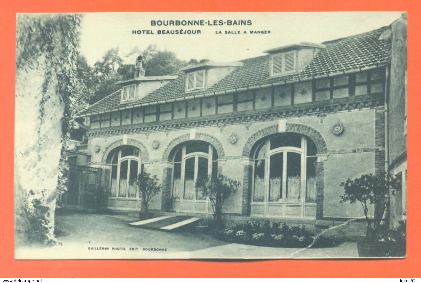 CPA 52 Bourbonne Les Bains " Hotel Beausejour - La Salle à Manger " Voir Etat - LJCP 15 - Bourbonne Les Bains