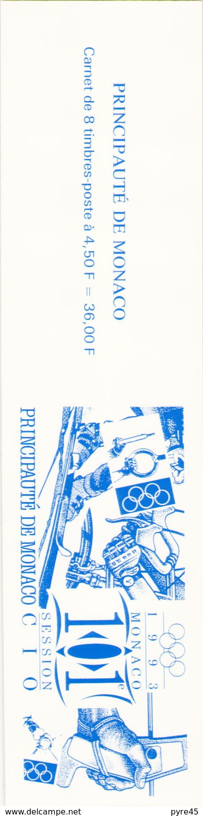 MONACO 1993 CARNET N° 11 ** CIO - Booklets