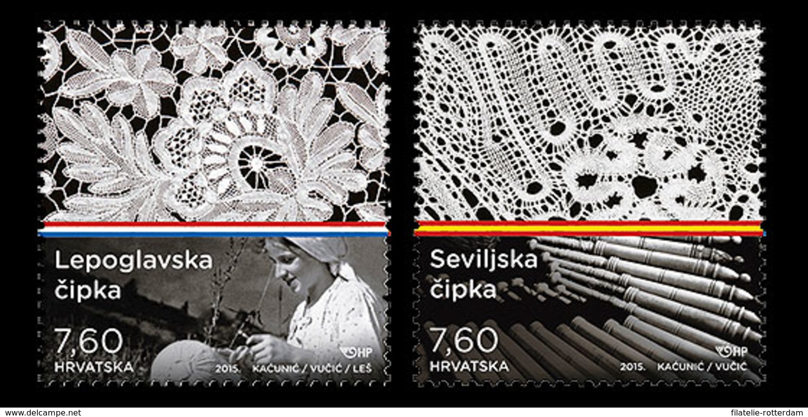 Kroatië / Croatia - Postfris / MNH - Complete Set Joint-Issue Spanje 2015 - Croatia