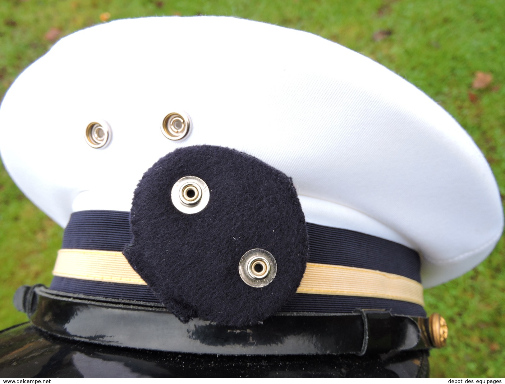 ANCIENNE CASQUETTE MARINE NATIONALE OFFICIER MARINIER #.4  .....   état neuf  !!!!!