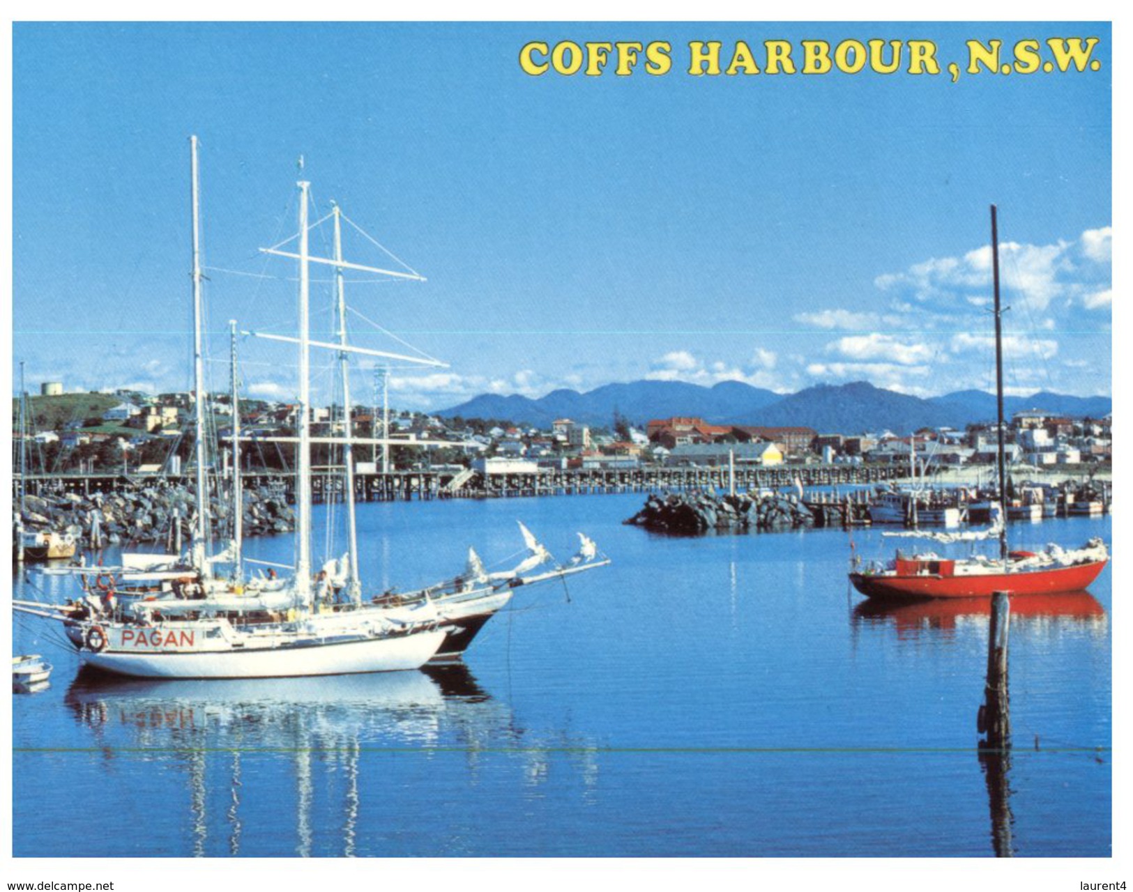 (PF 406) Australia - Older Postcard - NSW - Coffs Harbour - Coffs Harbour