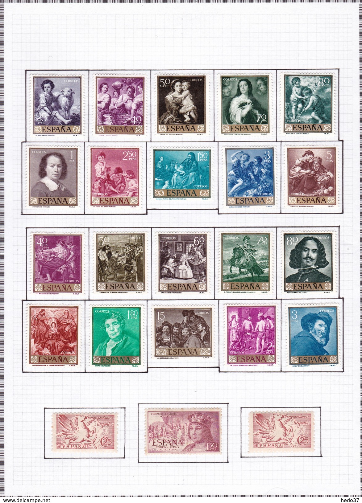 Espagne - Collection Vendue Page Par Page - Timbres Oblitérés / Neufs */** (avec Ou Sans Charnière) - Sammlungen