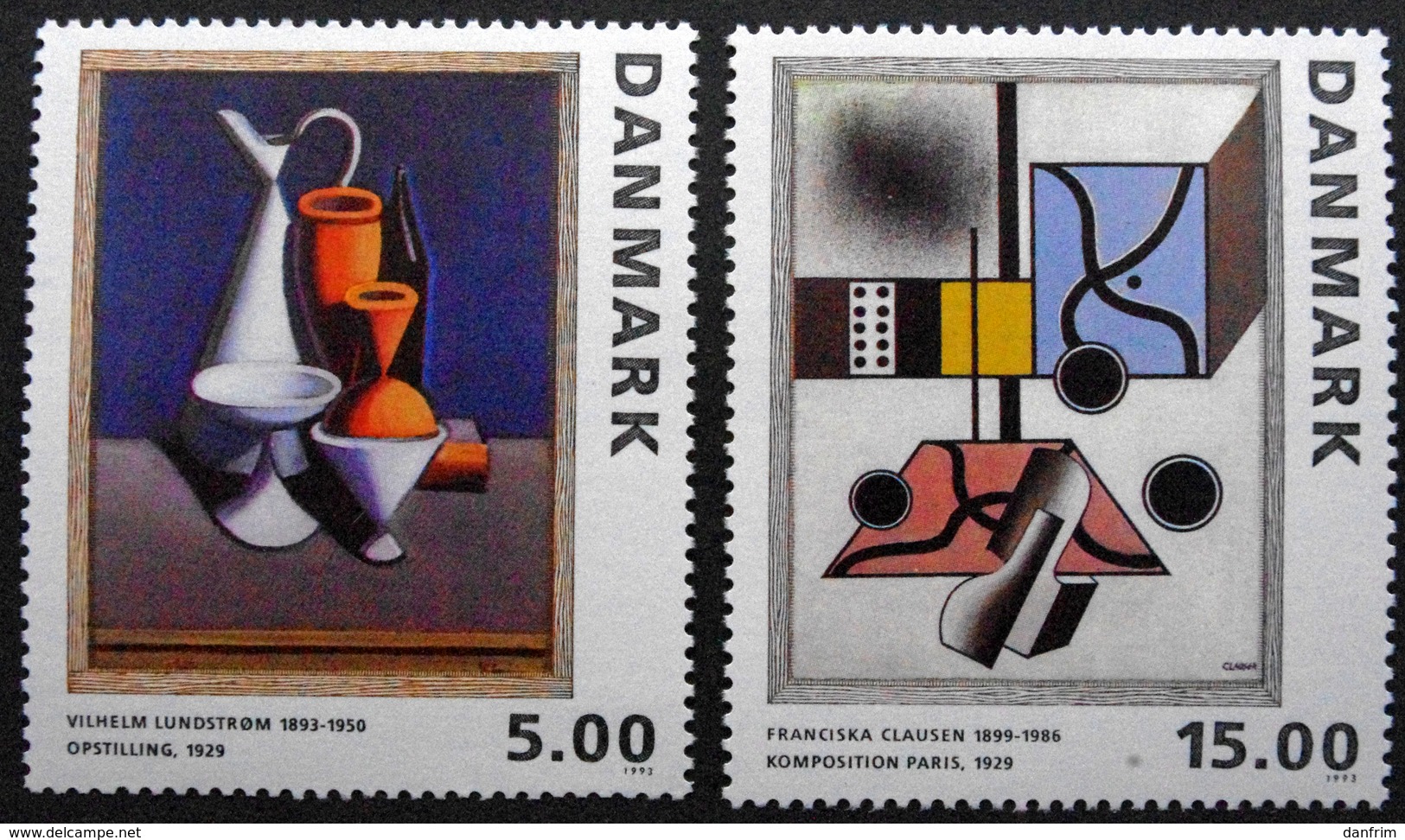 Denmark 1993   MiNr.1068-69     MNH (**)  (lot  L2615) - Unused Stamps