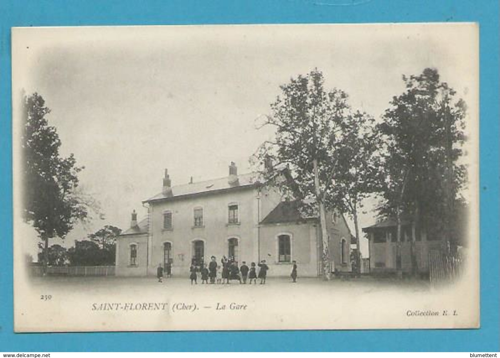 CPA 230 - Chemin De Fer La Gare SAINT-FLORENT 18 - Saint-Florent-sur-Cher