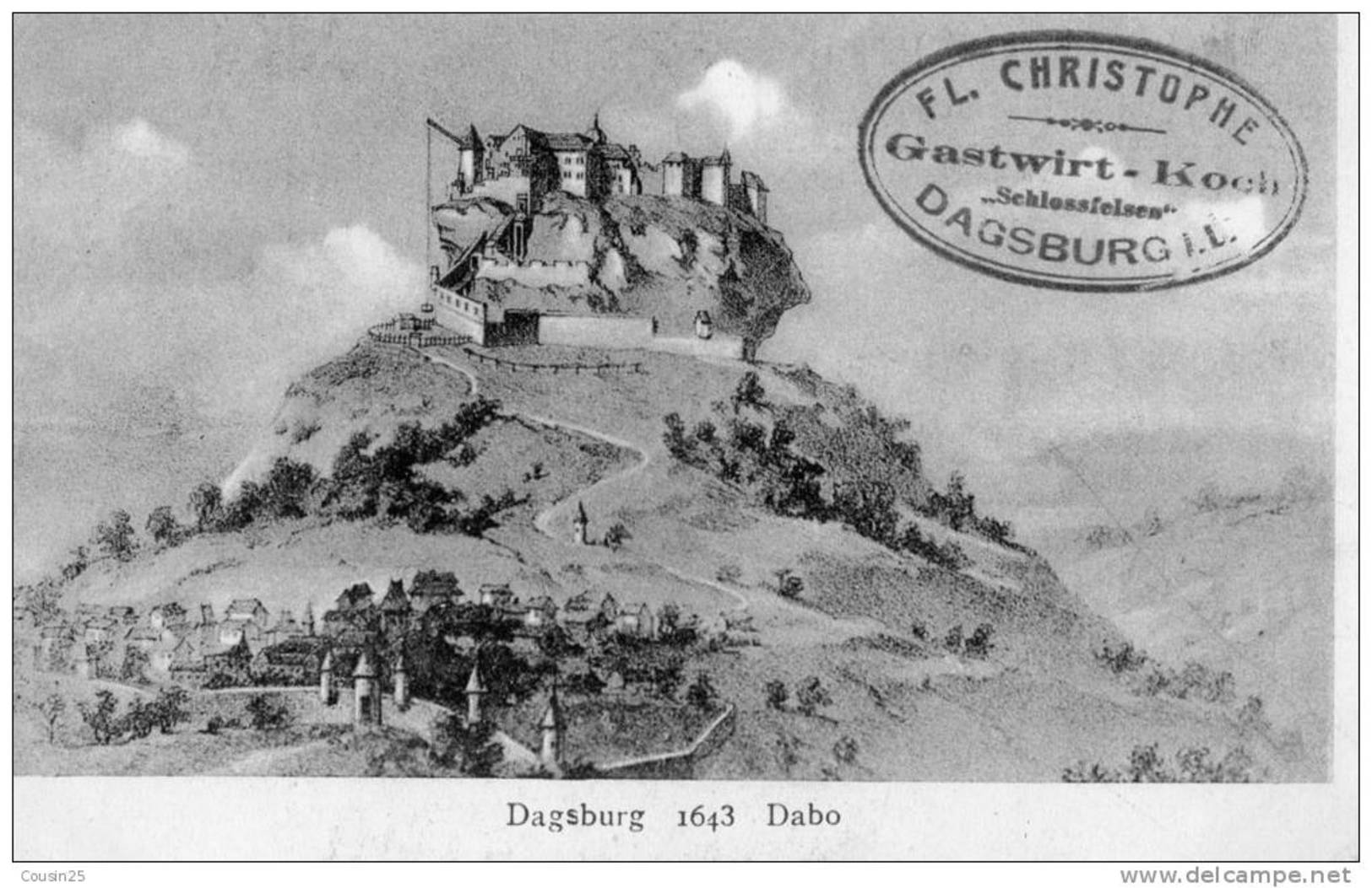 57 DABO - Dagsburg 1643 - Dabo