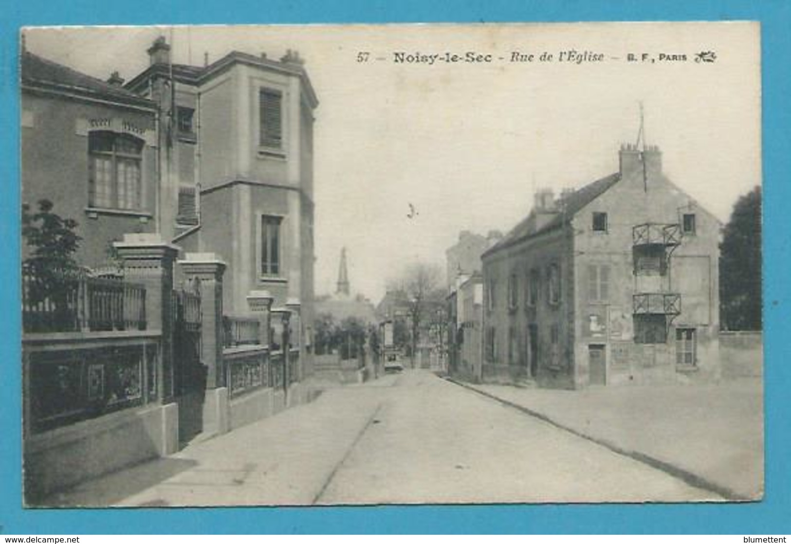 CPA 57 - Rue De L'Eglise NOISY-LE-SEC 93 - Noisy Le Sec