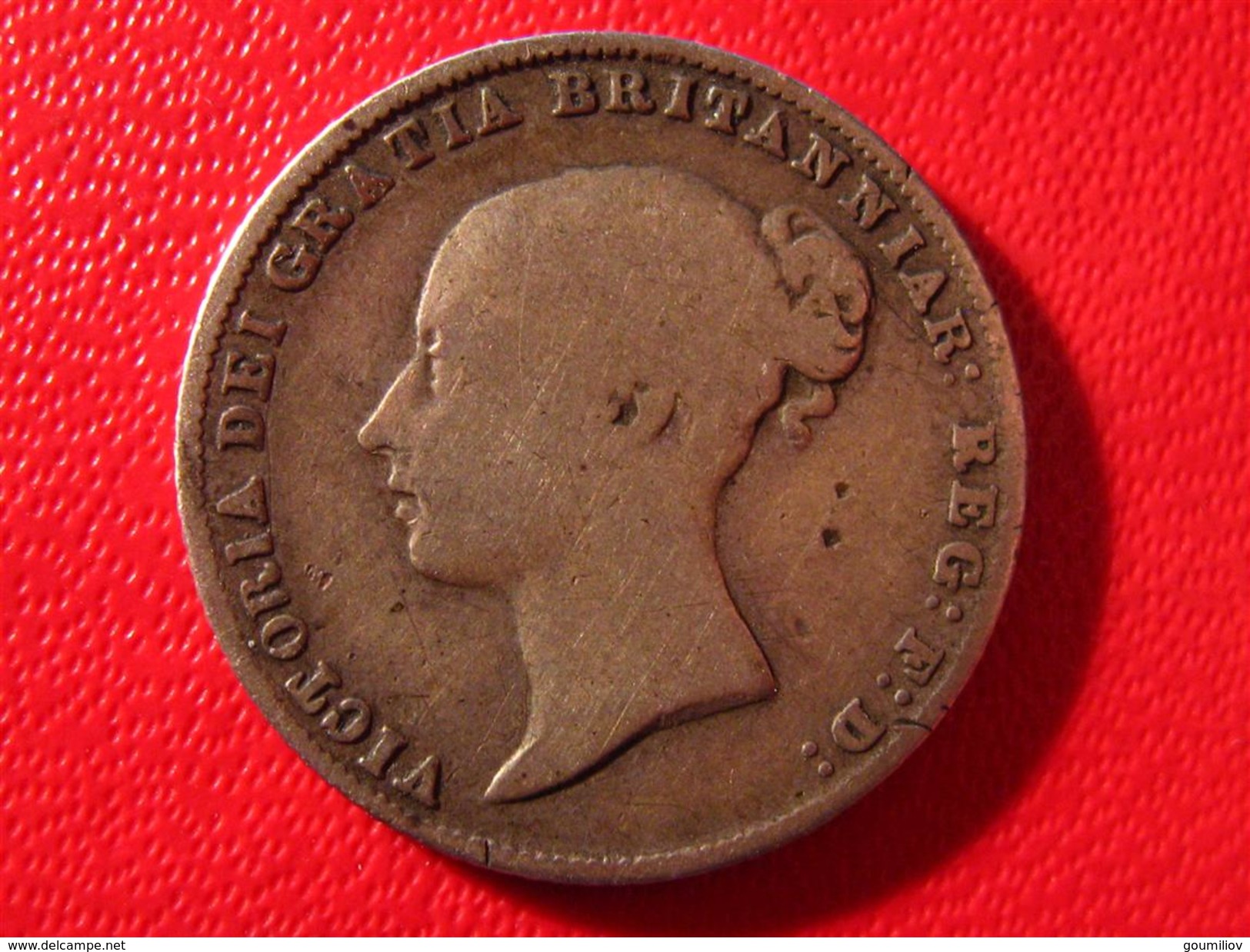 Royaume-Uni - UK - Six Pence 1864 - Die Number 8 3753 - H. 6 Pence