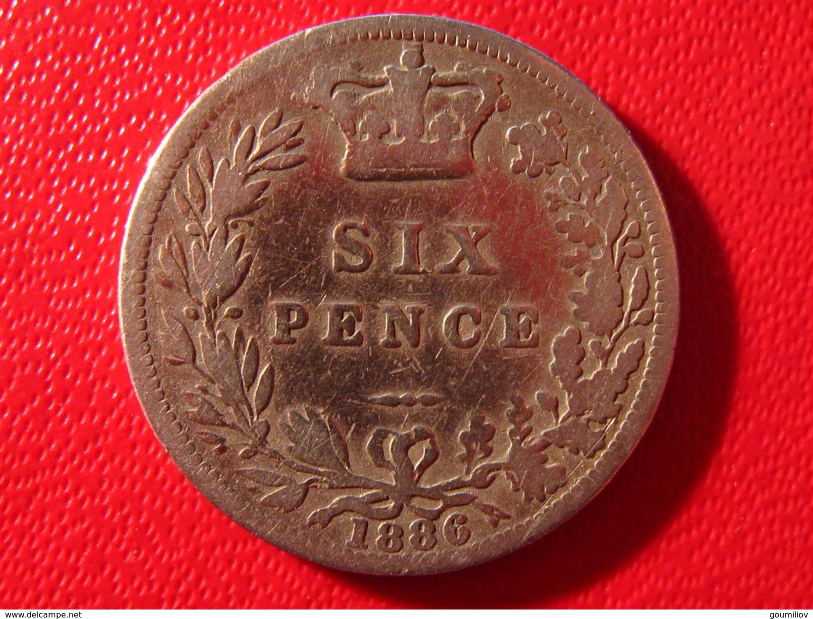 Royaume-Uni - UK - Six Pence 1886 3737 - H. 6 Pence