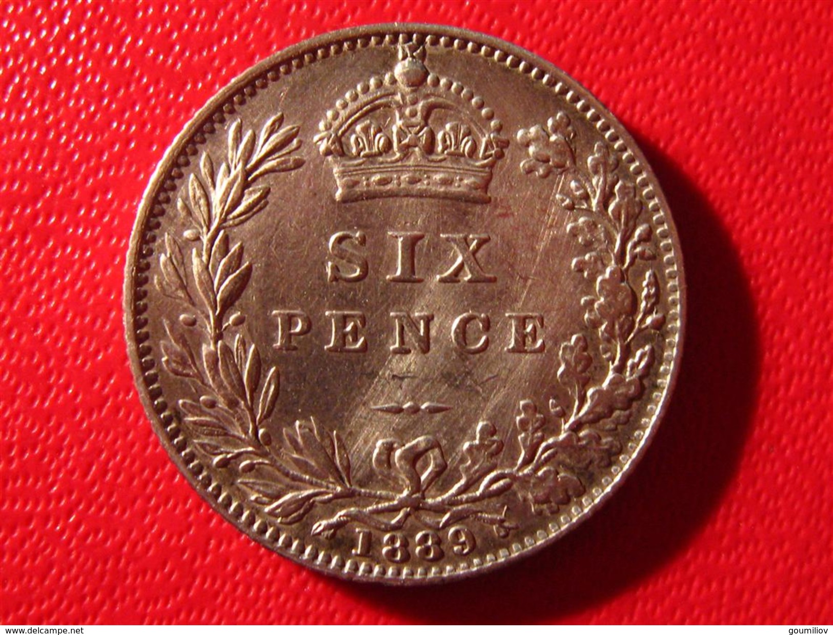Royaume-Uni - UK - Six Pence 1889 3705 - H. 6 Pence