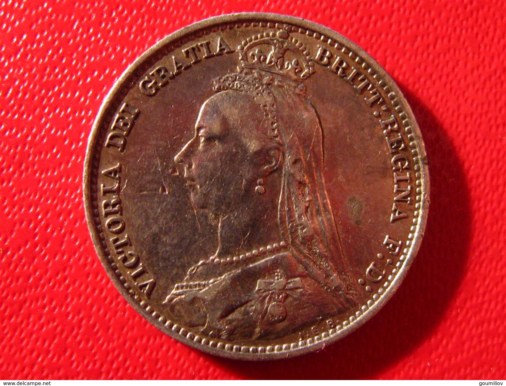 Royaume-Uni - UK - Six Pence 1891 3764 - H. 6 Pence