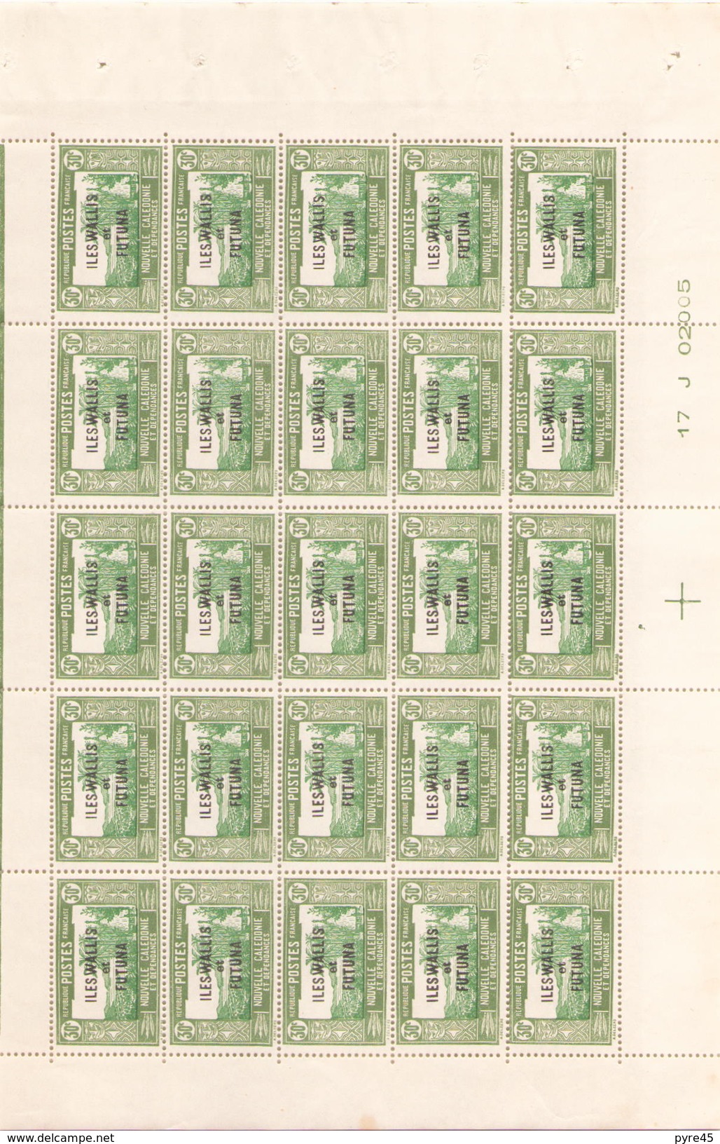 WALLIS ET FUTUNA 1930 / 8 N° 51 * - Unused Stamps