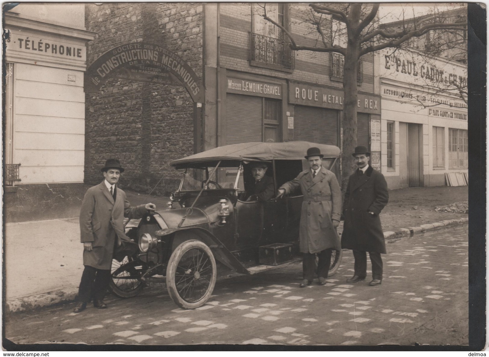 Photo Originale Auto à Identifier Lemoine Gravel  Paul Gadot & Tournaire Sté Constructions Mécaniques Seine - Automobili