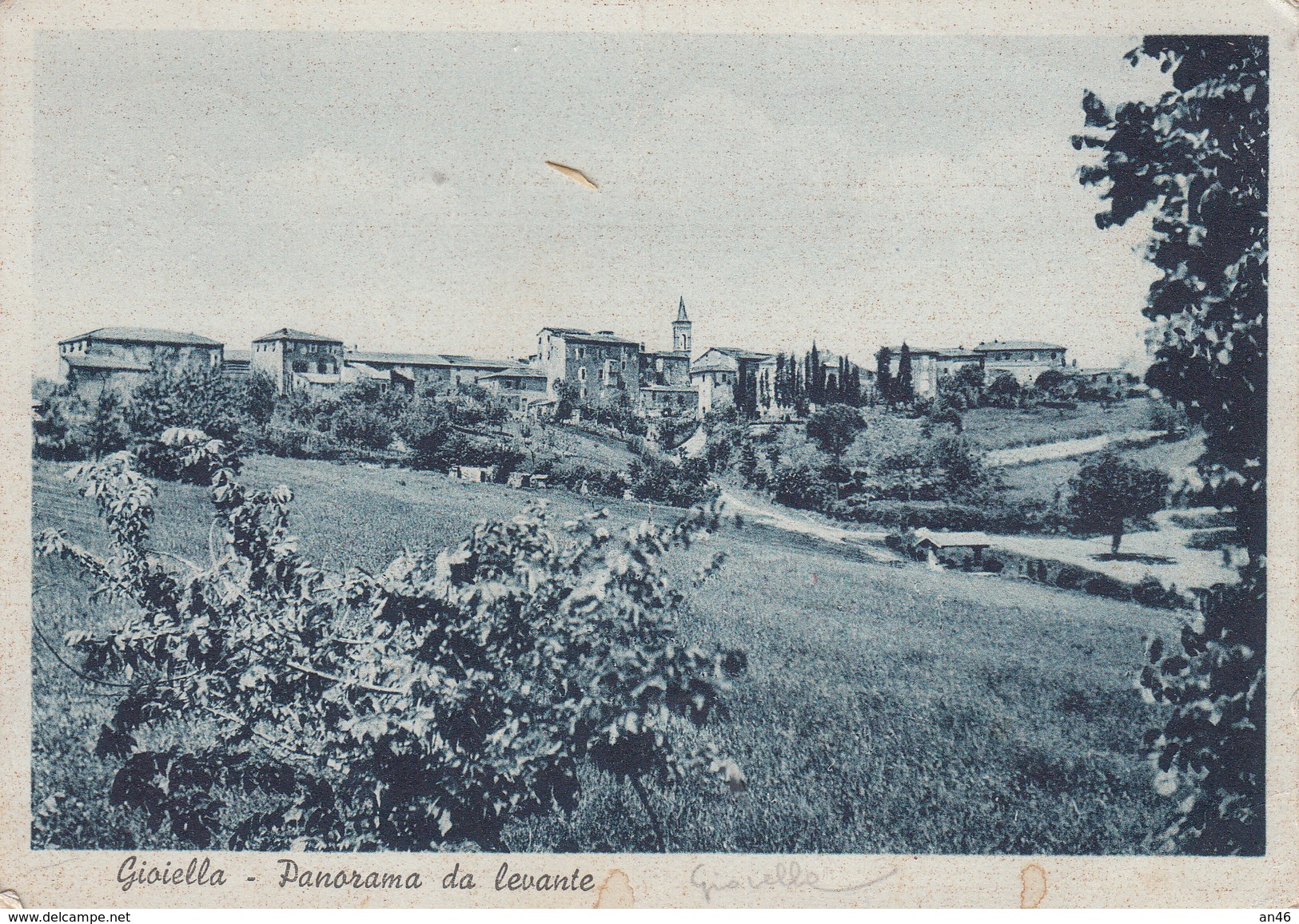 GIOIELLA-PERUGIA-PANORAMA DA LEVANTE-VIAGGIATA-vedi Descrizione-ORIGINALE 100% - Perugia