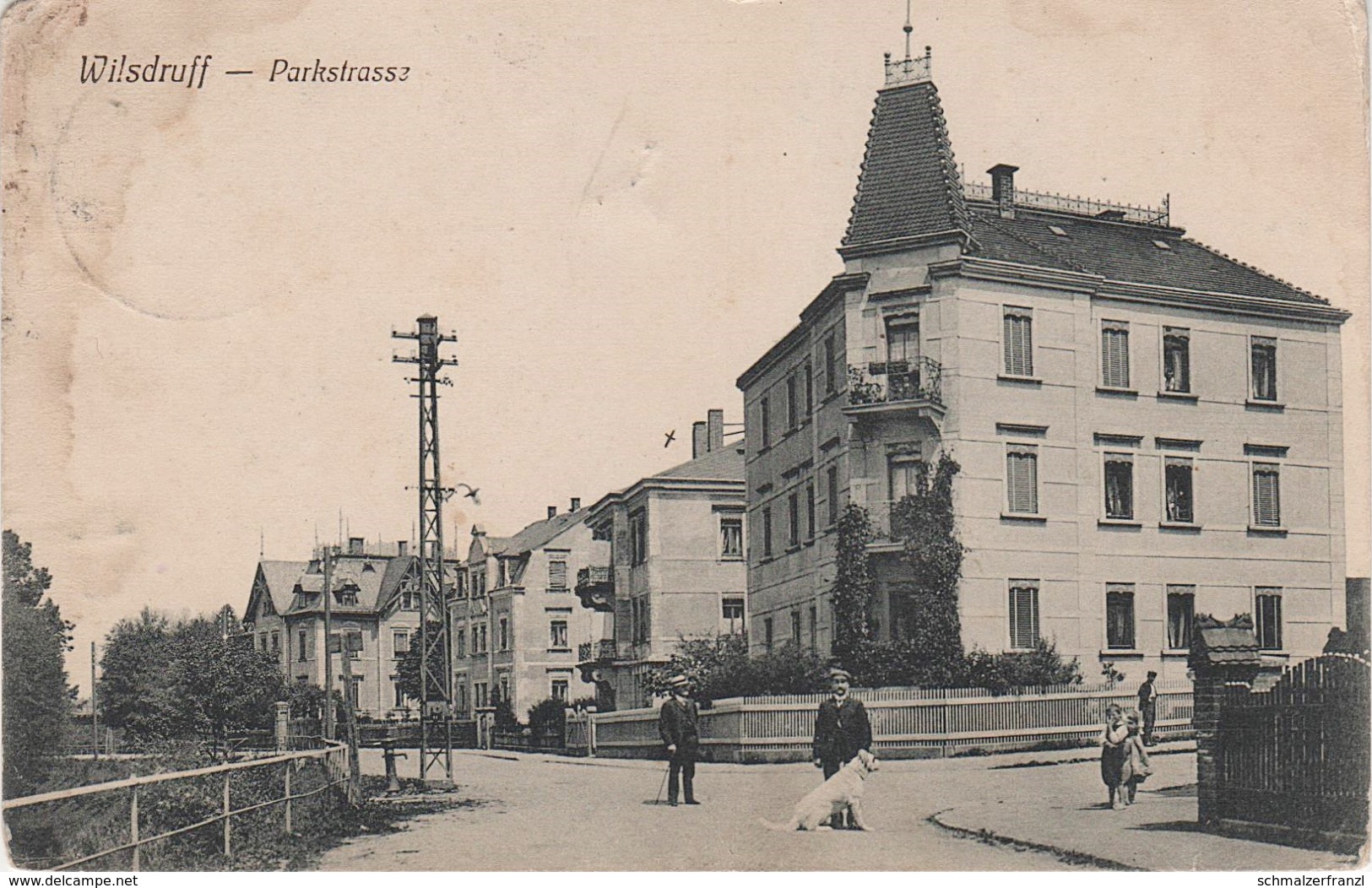 AK Wilsdruff Parkstraße Stadtpark Hohe Straße Bei Dresden Kesselsdorf Grumbach Kaufbach Klipphausen Limbach Sachsdorf - Herzogswalde