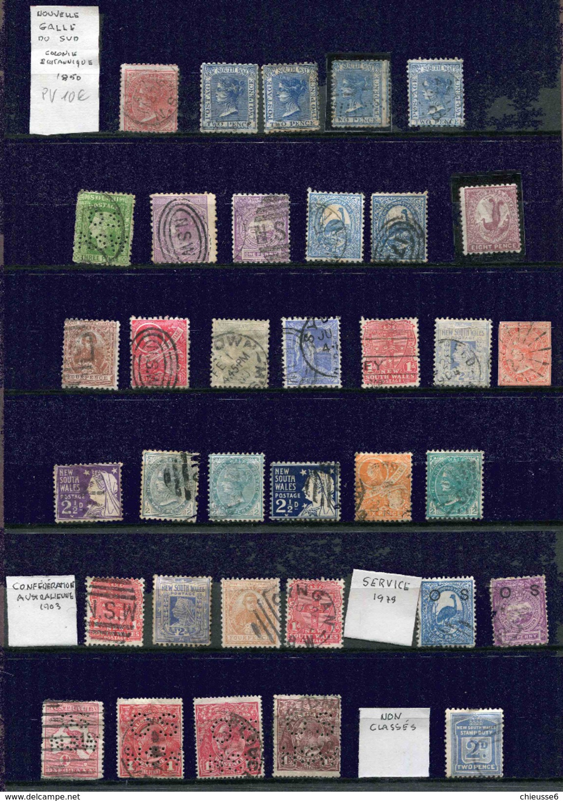 Nelle Galle Du Sud - Lot * , Oblitéré - Used Stamps