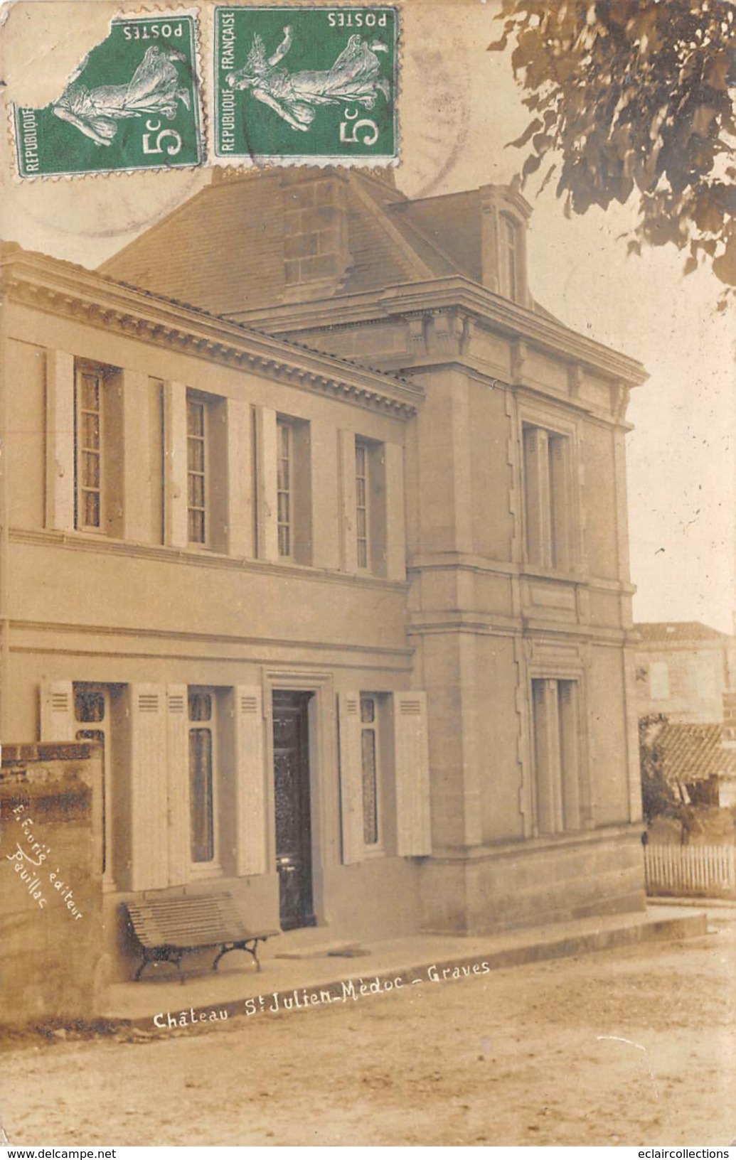 Saint Julien Du Médoc    33    Le Château   (carte Photo) - Andere & Zonder Classificatie