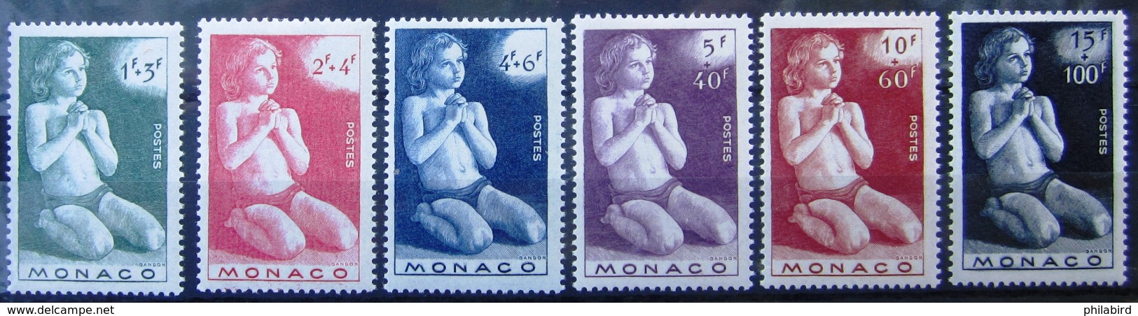 MONACO                N° 287/292            NEUF* - Unused Stamps