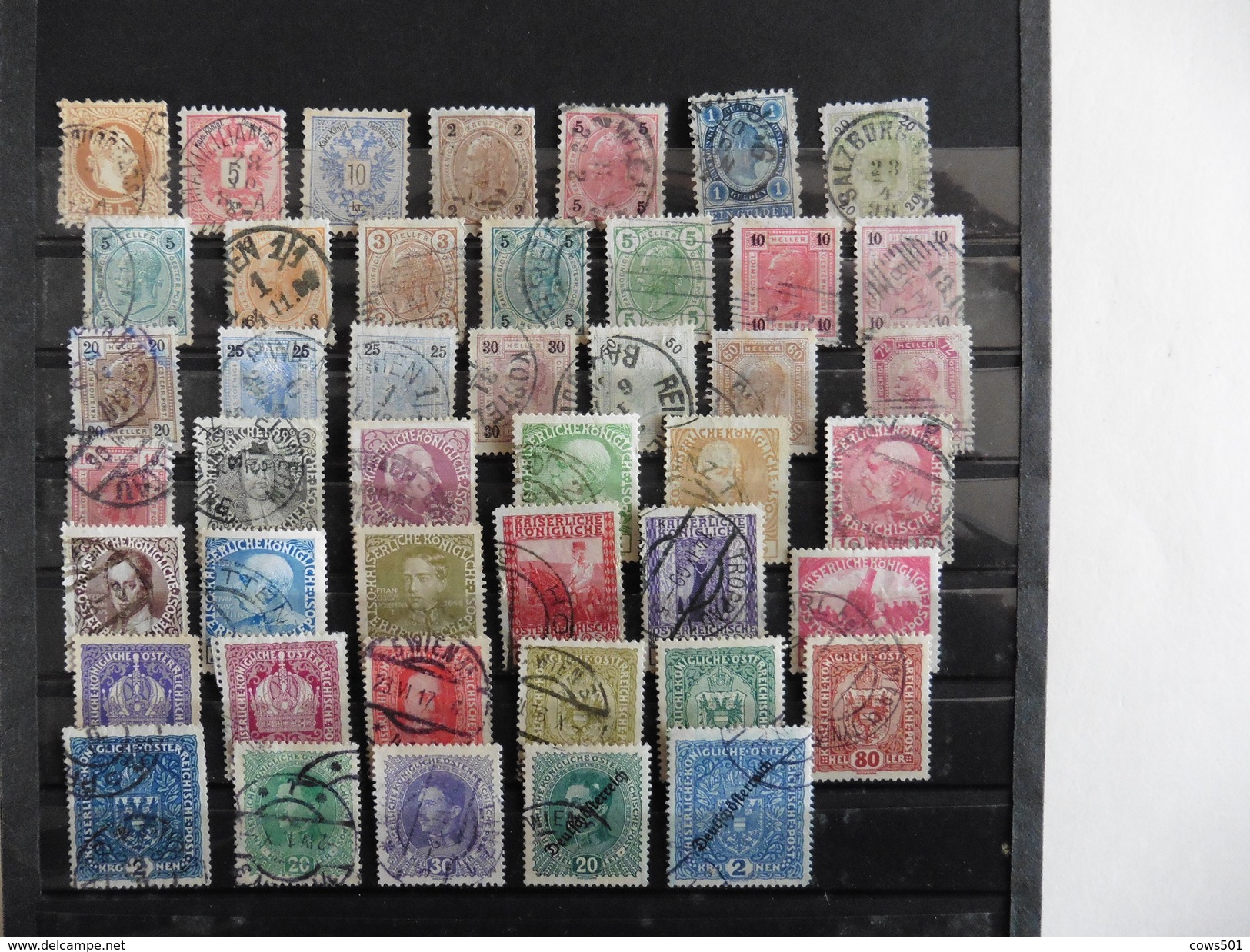 Autriche : 44 Timbres Oblitérés - Collections